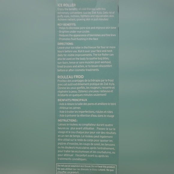 Zoe Ayla Face and Body Ice Face Roller - Picture 3 of 3